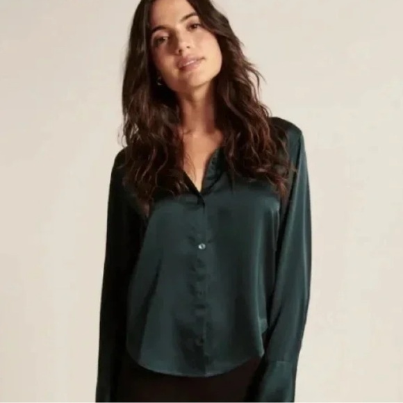 Abercrombie button down blouse - Picture 1 of 4